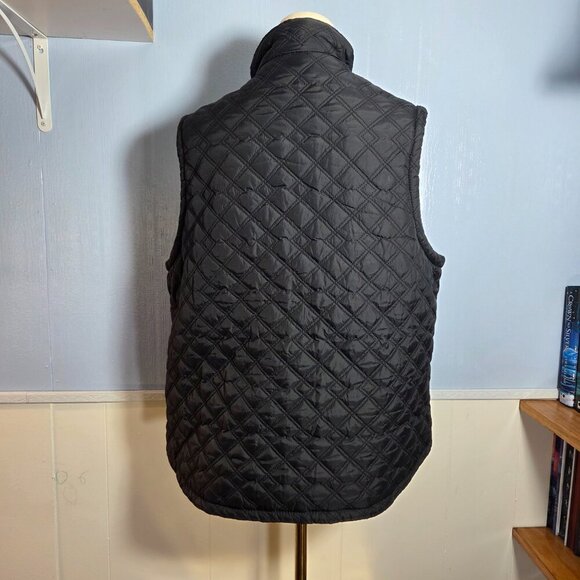 C.E. Schmidt Workwear Extra Large Black Quilted Full Zip Medium Lined Vest - Picture 5 of 11